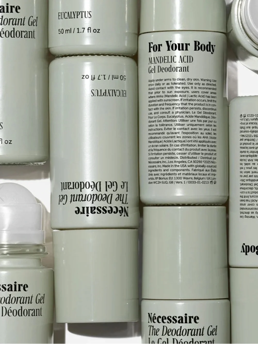 NEW Necessaire The Deodorant Gel Mandelic Acid